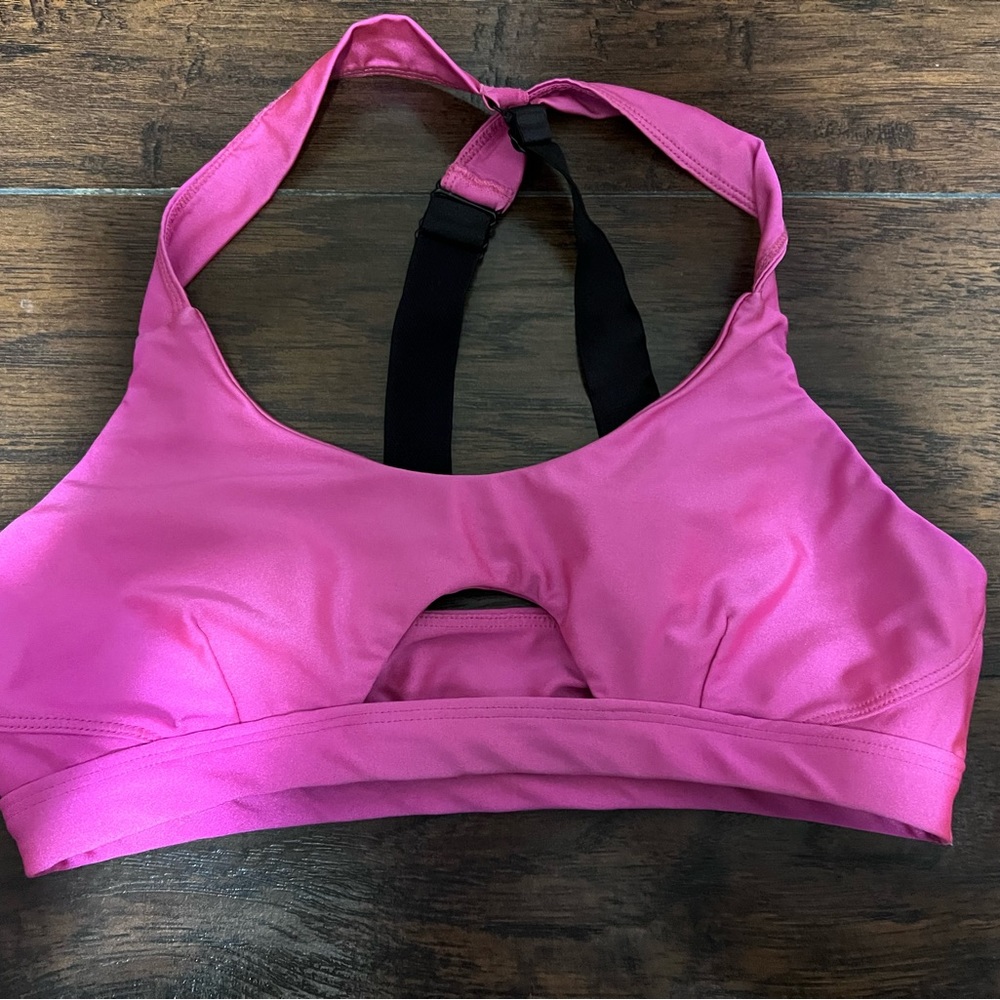 Bombshell Sportswear Hot Pink Athletic Sports Bra
